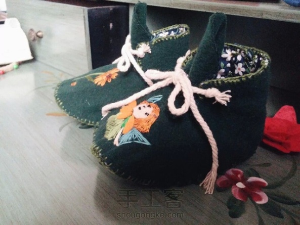 安安的小棉鞋制作教程