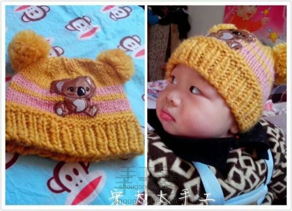 简单可爱的宝宝帽子钩织教程