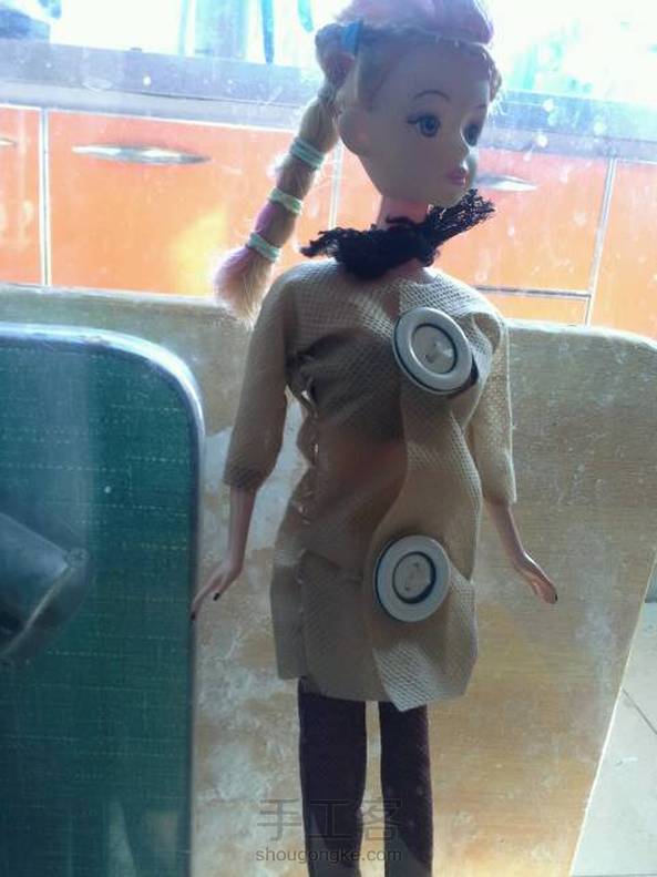芭比娃娃的风衣教程