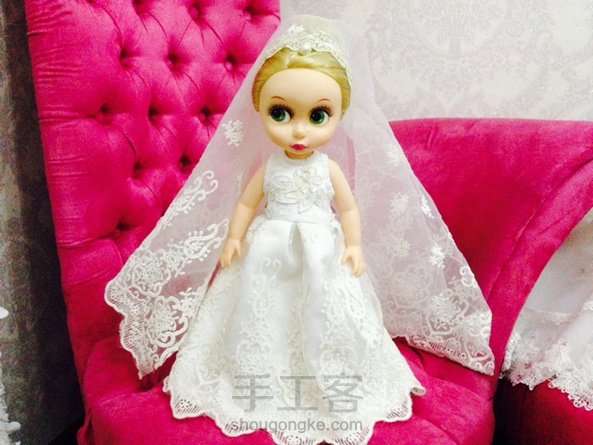 沙龙娃娃婚纱制作