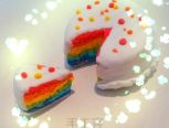 超容易粘土彩虹蛋糕制作教程
