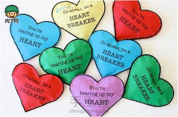 [转] DIY手工制作彩色纸创意心形糖果包装