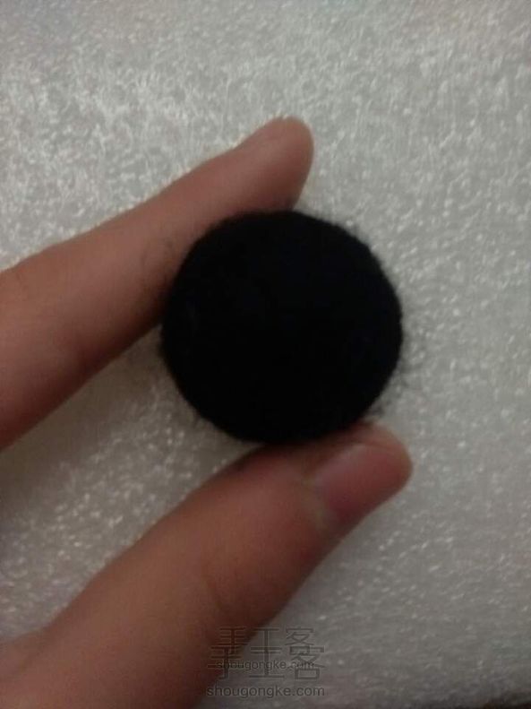 不用戳针做的羊毛毡球教程