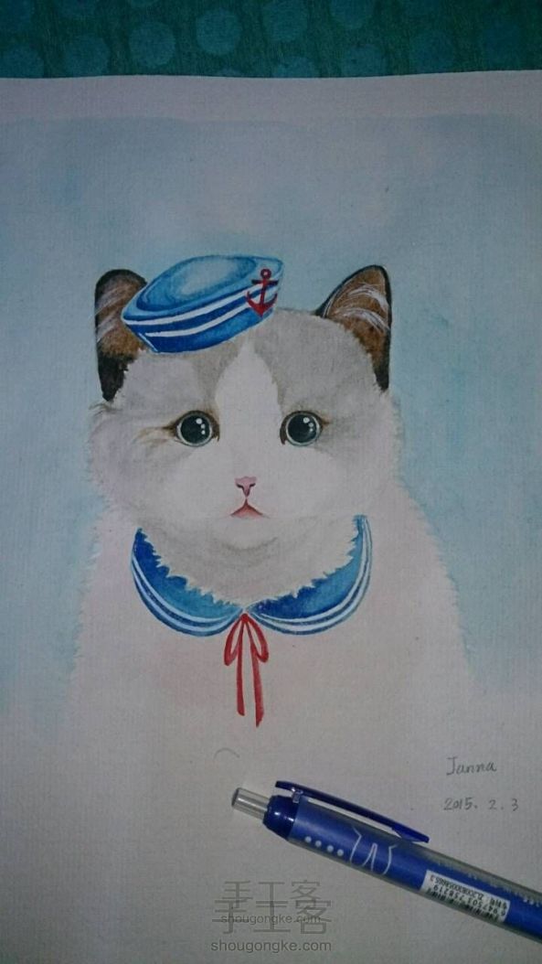 穿海军装的猫