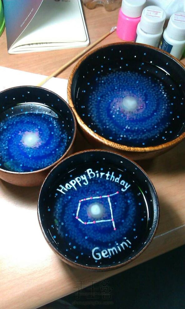 许你一片星空。捧在手心里的星空碗!滴胶教程