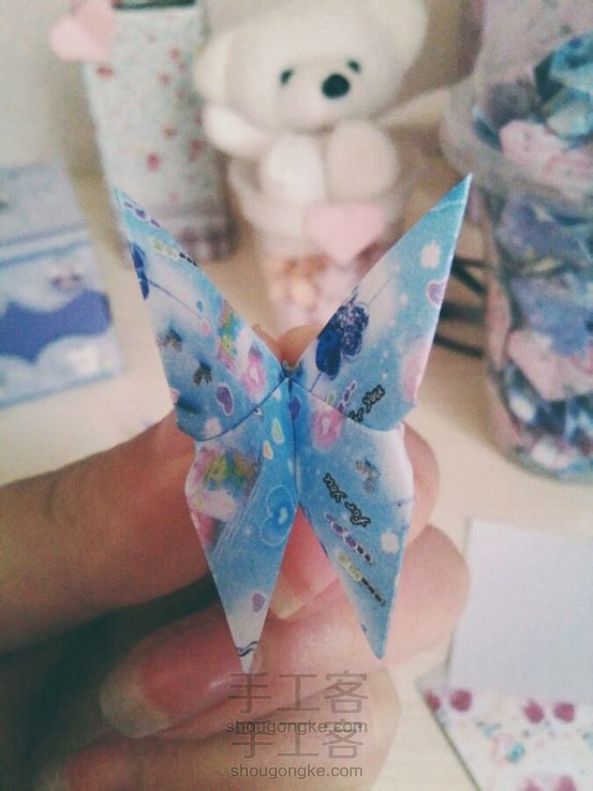 折纸教程——立体蝴蝶