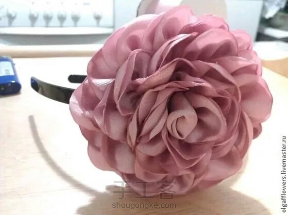 丝带花制作教程(4)