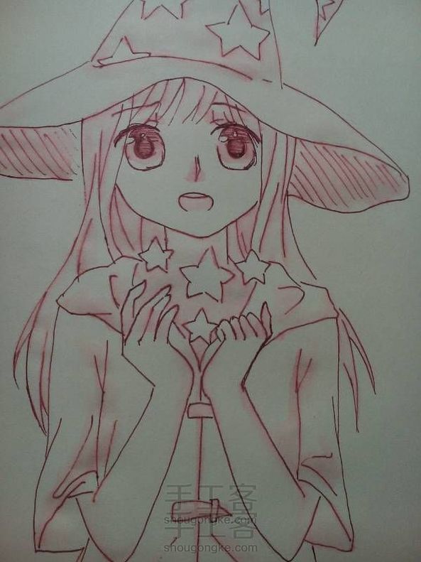萌妹子 手绘教程