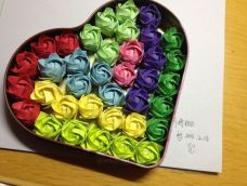 川崎玫瑰花折纸教程