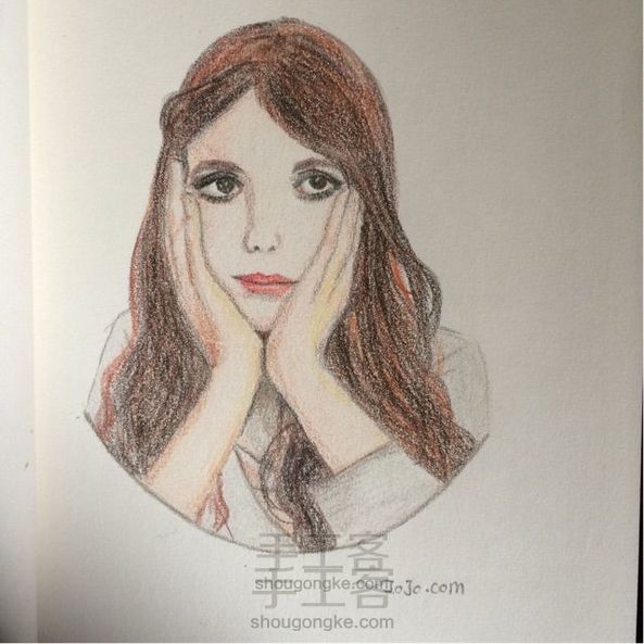 【彩铅画】简单人物绘画教程,互相学习~