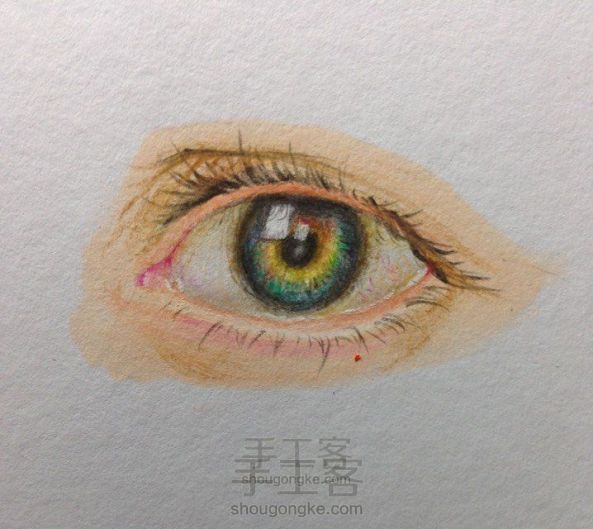 手绘漂亮的眼睛