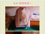 【白小爪。教程】萌紫色森女贴画束口袋