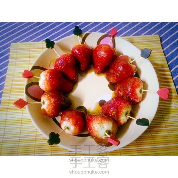 自制冰糖草莓