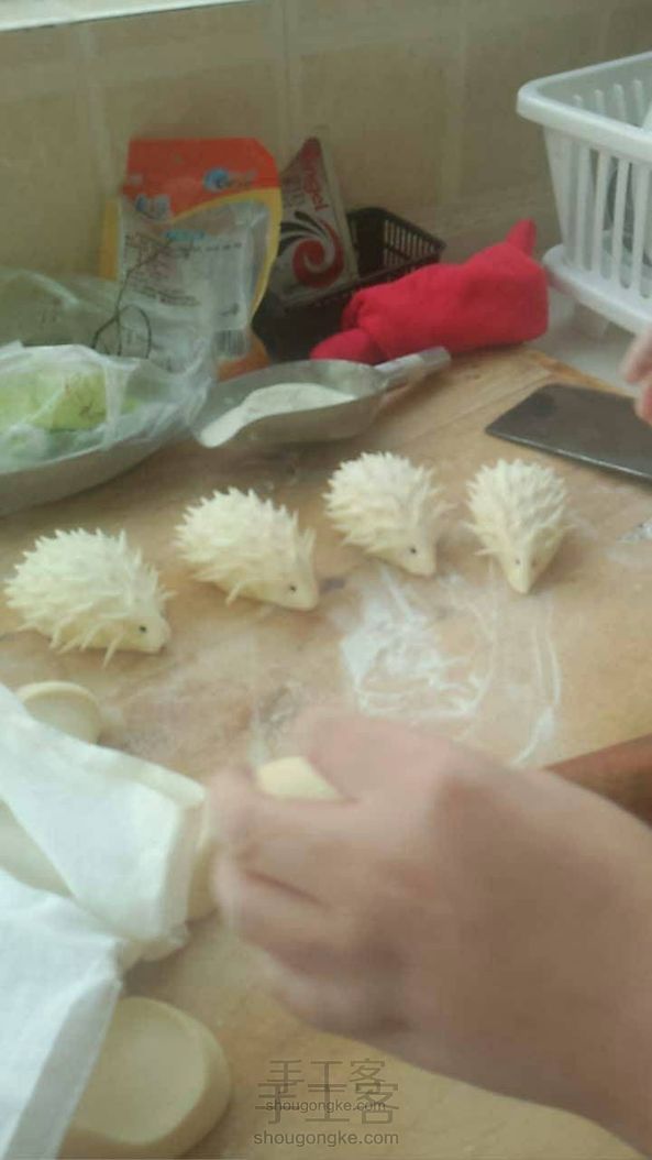 刺猬豆沙包