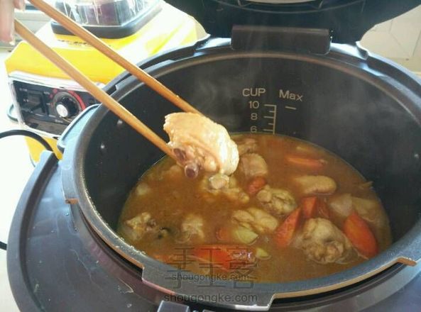 懒人速成!电饭煲咖喱鸡翅……get!
