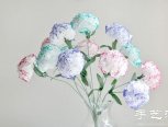 餐巾纸DIY康乃馨纸花的做法［转］