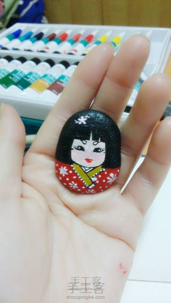 石头说~噢!现在我是一个姑凉~!手绘教程