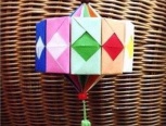 漂亮的折纸灯笼制作教程