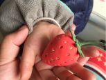 太空泥做的仿真草莓