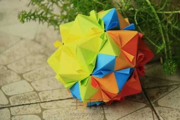 【折纸—花球】教程（一）