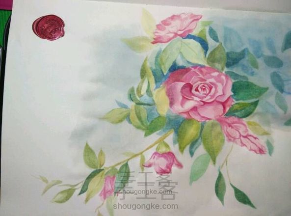 自己画的分享给大家