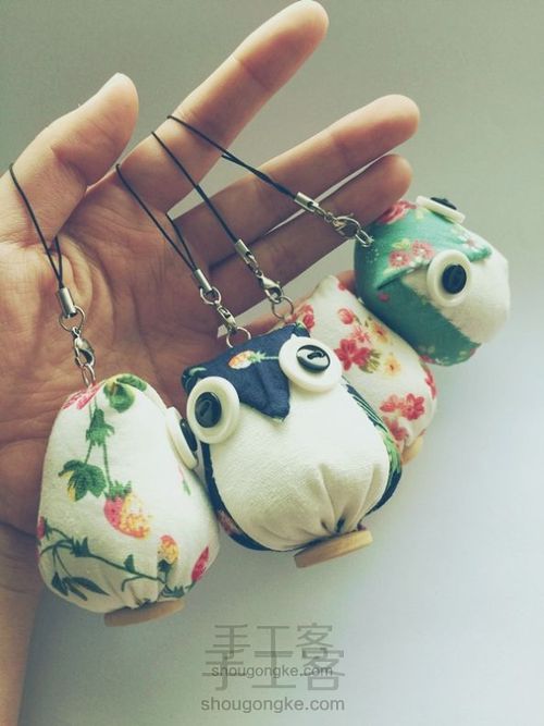 【材料包可购】布艺猫头鹰制作教程 第1步