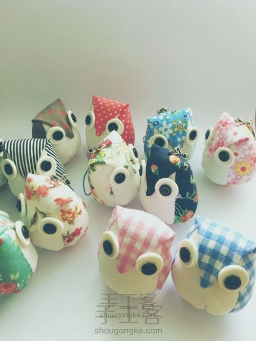 【材料包可购】布艺猫头鹰制作教程 第48步