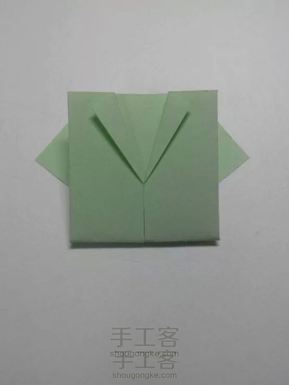 折纸衣服，小T恤（转）