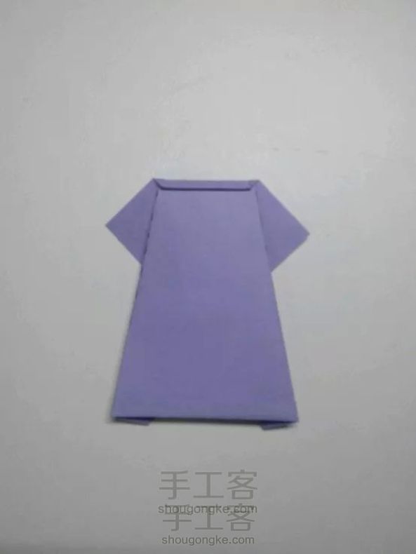 折纸衣服，连衣裙（转）