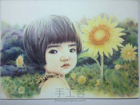 发个去年画的画