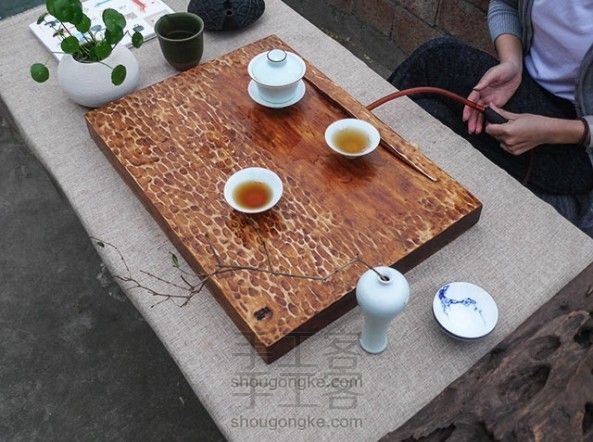 一个做设计的木匠怎么做茶盘？