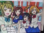 love live 马克笔手绘