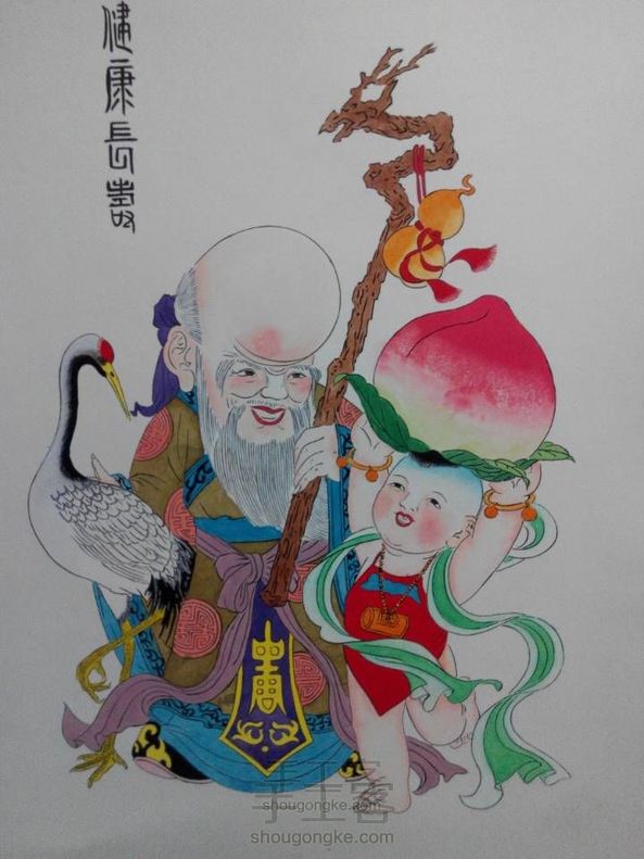 纯手绘年画