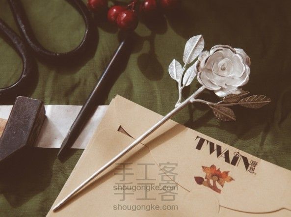 『成品可购』守护的故事:白银玫瑰簪