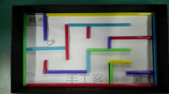 亲子玩具~吸管迷宫
