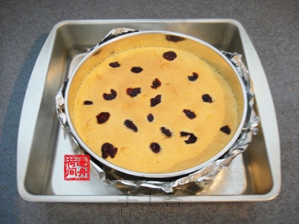【烤箱美食】蓝莓轻乳酪蛋糕