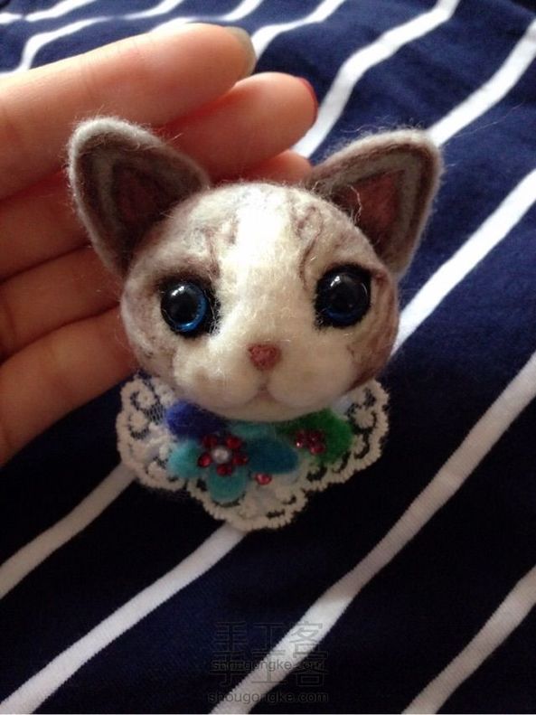 羊毛毡可爱猫咪~