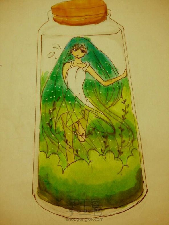【水瓶里的世界】