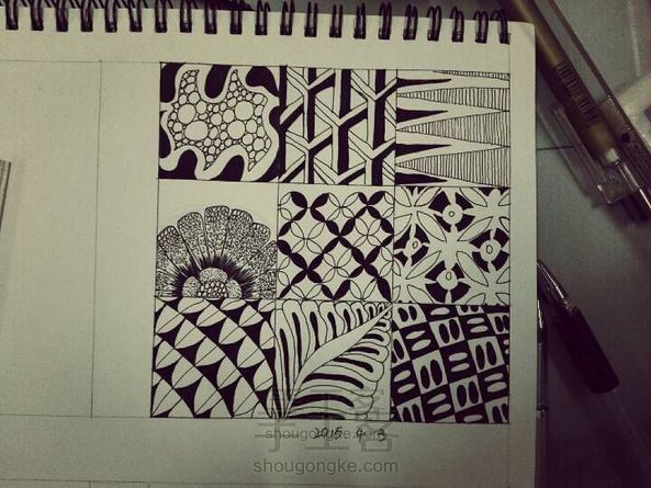 禅绕画基础图案(四)