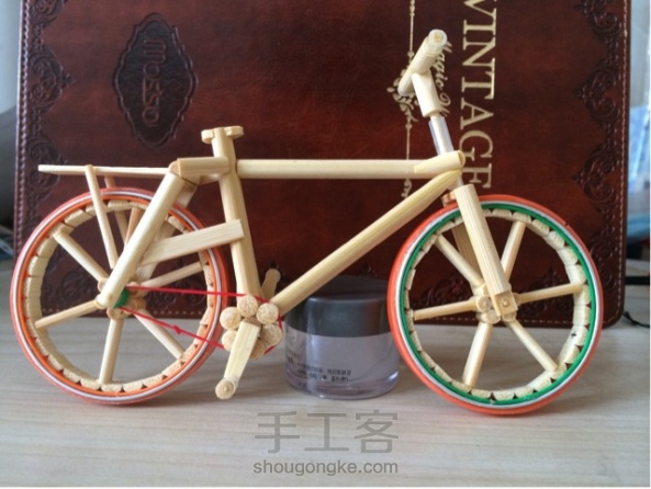 一次性筷子做的自行车