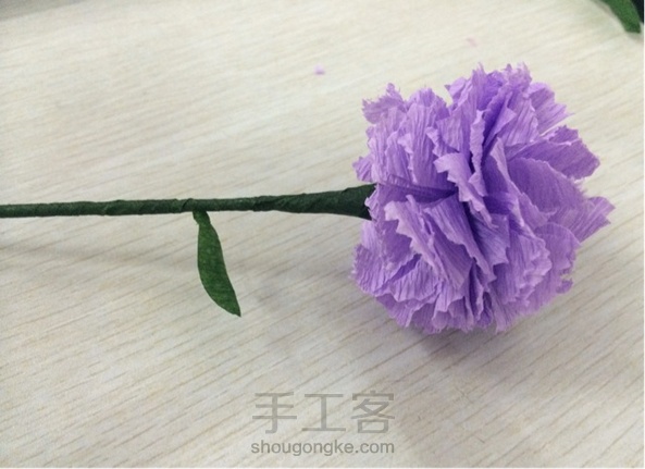 手工纸花—康乃馨~小兔菲菲飞