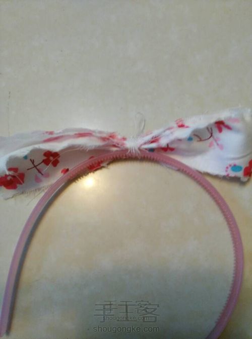 diy蝴蝶结发箍 第13步
