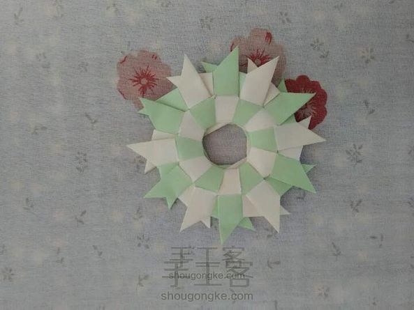 格子装饰 折纸教程