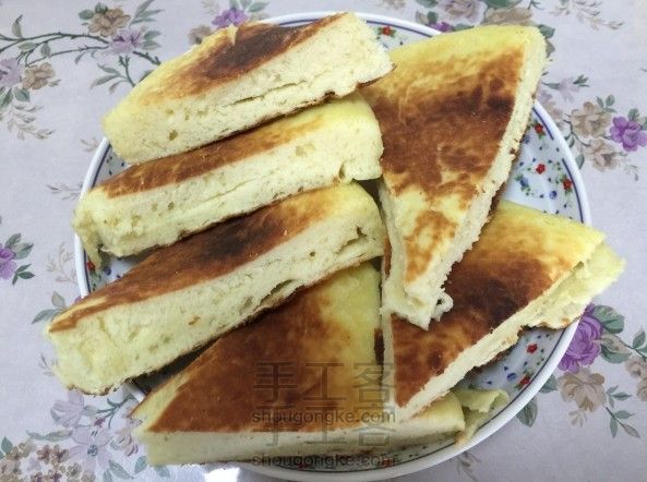 家庭面食之一:发面大饼