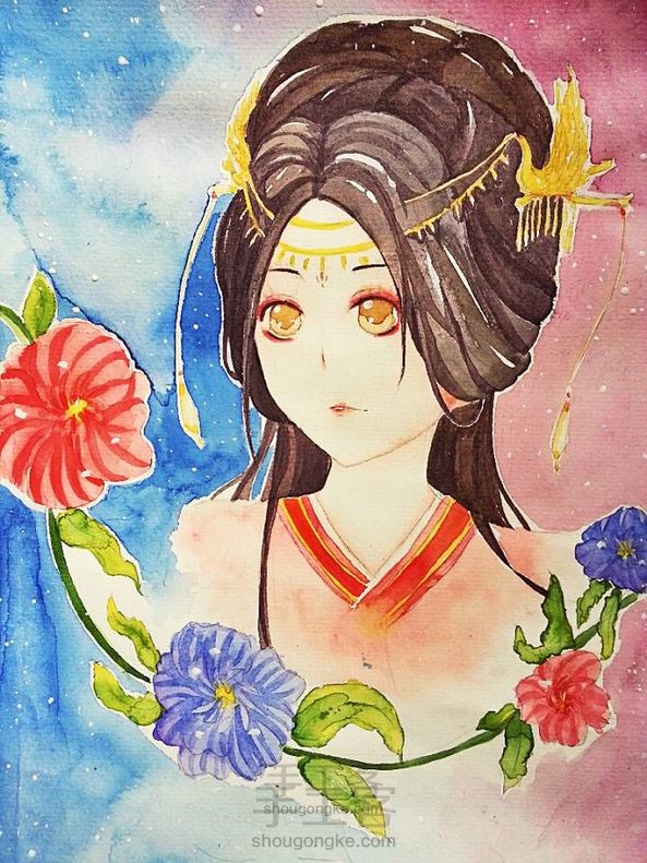 【水彩】古风(一)