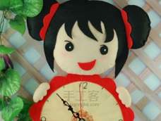 自己动手DIY一个独特中国风格的挂表吧！初级娃娃迷也没问题！