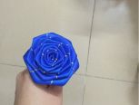 蓝色玫瑰花折法
