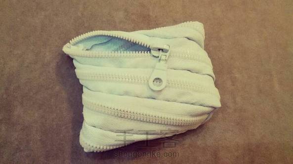 拉链做成零钱包