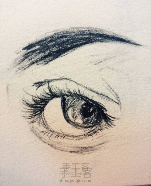 画一只眼睛