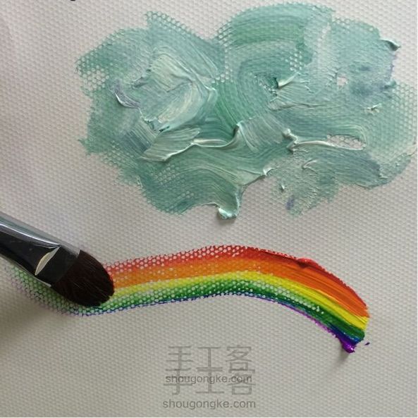 叮咚!一笔变彩虹